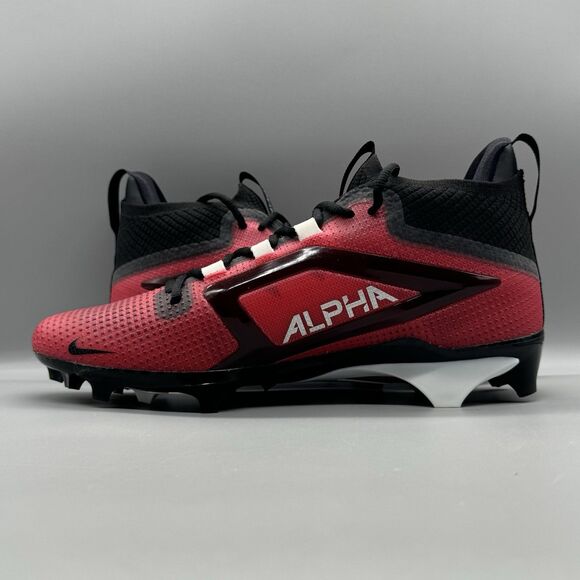 Nike Alpha Menace 4 Elite Football Cleats FD7036-600 Men’s Size 11 Red Black - Picture 6 of 9
